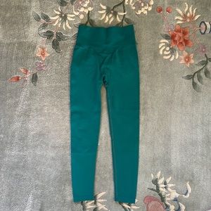 Teal workout pants